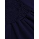  Halter Navy Swing Dress