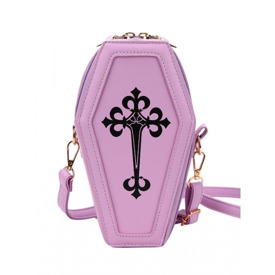 Halloween Latin Cross Coffin Bag