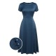 Blue  Pearl Buttons Darlene Dress