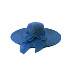 Ribbon Wide Brim Raffia Sun Hat