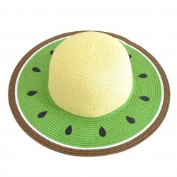 Green Kiwifruit-Like Sun Hat