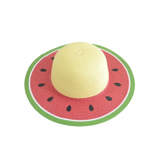 Red Watermelon-Like Sun Hat