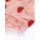  Lace Strawberry Cami Tankini Set